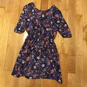 Zara floral print dress
